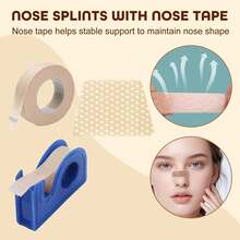 7-Piece Rhinoplasty Recovery Essentials Kit,Reusable Thermoplastic Nasal Splints & Nose Tape For Rhinoplasty Shaping, Nose Splint For Broken Nose, Post-Surgery Support & Nasal Shaper - Seven-piece Set - View 5