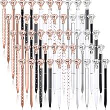 1-30 chiếc bút đính kim cương cỡ lớn - Bút kim loại đính pha lê lấp lánh, bút thời trang dành cho phụ nữ, bé gái, quà Giáng sinh, sinh nhật, quà tặng trường học, quà văn phòng. - Bút kim cương kim loại - Xem 2