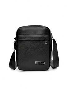 1pc Solid Color PU Fabric Zipper Closure Fashionable Casual Minimalist Backpack, Suitable For Men's Daily Commute, Work, Business Travel,Fathers Day Gifts - Multicolor - View 12