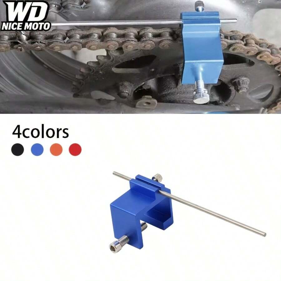 WD NICE MOTO 适用于 、川崎、铃木、Beta、杜卡迪、ATV 等摩托车链轮校准工具 - A - 查看 1