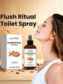 Rociador de baño con aroma fresco, eliminador de olores y ambientador con aroma a sándalo para el baño - A - Ver 2