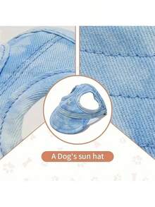 1pc Adjustable Dog Sun Hat, Puppy Cat Duck Billed Baseball Cap, Pet Outdoor Accessories - Multicolor - View 8