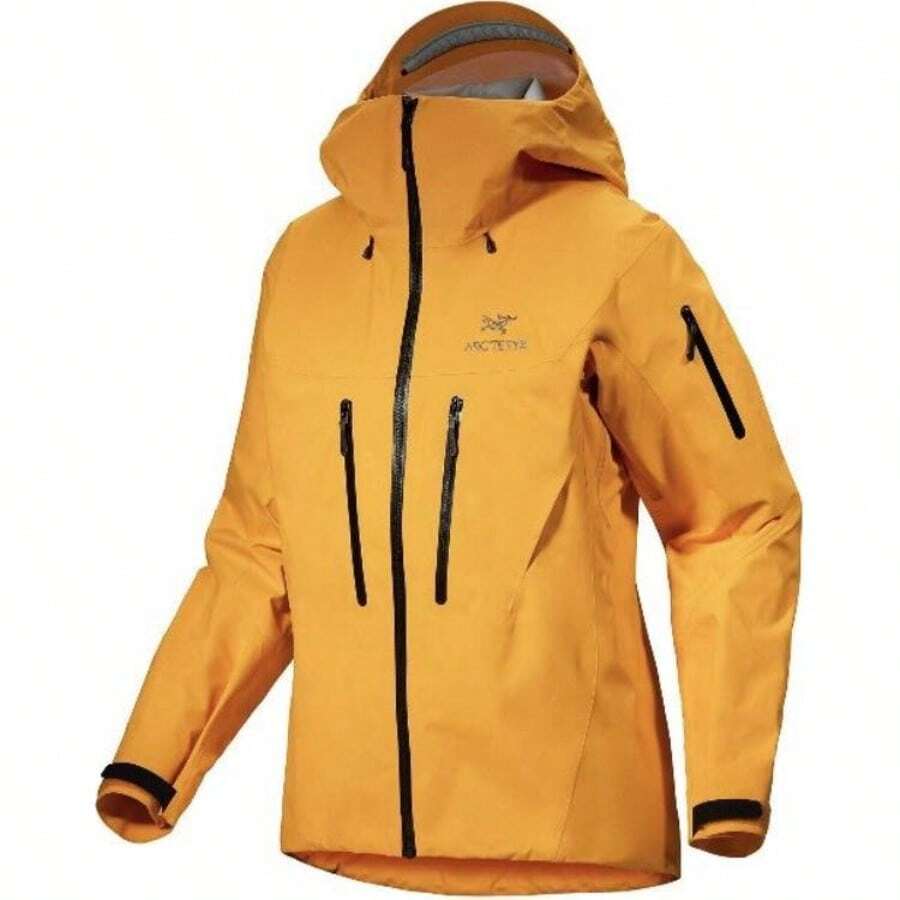 ARC'TERYX Unisex Alpha SV GORE-TEX Pro Waterproof Hardshell Jacket – Alpine Climbing Ski Coat For Men And Women - Mustard Yellow - View 1