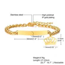 Personalización de nombre graba pulseras de fecha de nacimiento, regalo de cumpleaños personal, pulsera de acero inoxidable - Niña Niño BR-767S - Ver 13