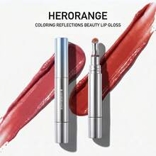 Faiccia HERORANGE Lápiz de Brillo de Labios con Punta de Masaje Metálica, Textura Cristalina de Brillo Acuoso, Suaviza Instantáneamente las Líneas de los Labios, Labios Voluminosos & Radiantes, Fórmula de Larga Duración de Alto Brillo No Pegajosa para Maquillaje de Labios Diario & Glam, Brillo de Labios con Acabado Rocío, Punta de Masaje Metálica - Multicolor - Ver 6
