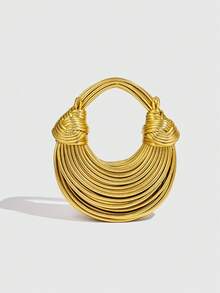 Golden Noodle Bag 2026 新款手工编织打结手提晚宴包 - 彩色 - 查看 2
