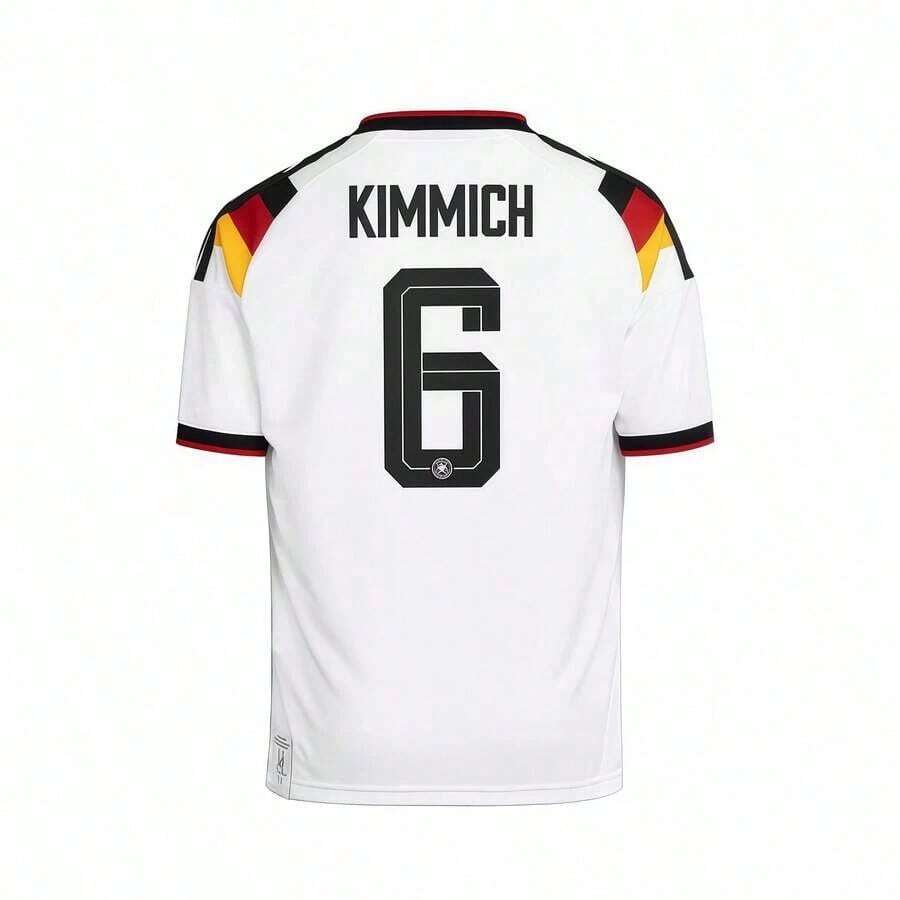 Germany National Team 2025 Home Joshua Kimmich # 6 Soccer Jersey, Authentic Replica Football Shirt YJ74 - 預設 - 查看 1