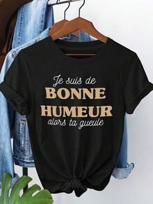 Women T-Shirts - Black - View 11