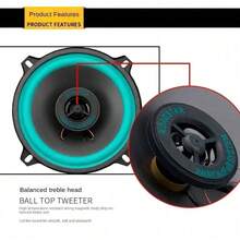 4/6.5 Inch Universal Car Coaxial Speakers HiFi Automotive Audio Full Range Frequency Subwoofer Enhanced Car Stereo Sound - còi xe General Motors - Xem 7