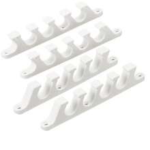 AHANDMAKER - Soporte de tumbona blanco hebilla de silla de muebles multiposiciones ajustador de apoyo trasero ajustable para patio al aire última intervensión - Rosado - Ver 2