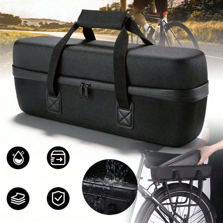 Akku Aufbewahrungstasche Hartschale, Batterie Tasche Organizer für Taschenlampe Kamera E-Bike Drohne, stoßfest schlagfest mit Mehrfachfächern, Schutzbox für Batterien Zubehör Geräte - A - Übersicht 1