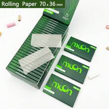 25张/包，70*36毫米未漂白卷烟纸，每本50+50张，常规短款 - 彩色 - 查看 11