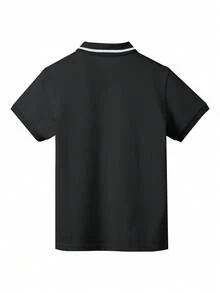 CAMEL CROWN 女款戶外運動快乾 Polo 衫 - 夏季短袖 T-shirt 寬鬆休閒上衣 - 幻影黑 - 查看 5