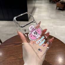 スマホケースインスタ風 ワンポイント ユニセックス スマホケース 大人可愛い  インスタ映え 17pro/17/11/12/13/14/15/15Pro/15PluS/15Pro Max/16/16Pro/16PluS/16Pro Max/MIN/X/XR 対応 フルカバー PC 防汚れ 耐落下  超薄軽量 - 透明 - チェックする 2