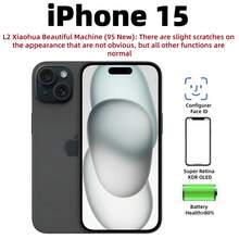 Apple （95 新）苹果 iPhone 15，双卡双待，电池健康度 > 80%，二手 - 成色极佳 - 多色 - 查看 8