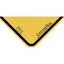CROSSWALKS Cartel de aluminio de Office of Queen Crossing de 3048 x 30 48 cm X207 - Precaucin amarillo - Ver 4