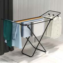Foldable Clothes Drying Rack, 4 Styles Available, Indoor & Outdoor Laundry Airer With Extra Large Capacity, Stable Heavy-Duty Metal Frame, Space-Saving Collapsible Design, Ideal For Hanging Clothes, Towels, Blankets, Perfect For Home, Balcony, Patio & Apartment Use - Clothes Rack - View 2