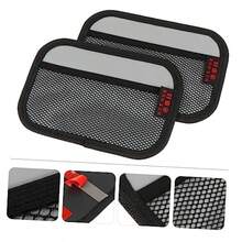6piezas Bolsa De Almacenamiento De Para Automóvil Organizador De Para Asientos y Consola Para Teléfonos Móviles y Accesorios El Vehículo - como en la foto - Ver 5