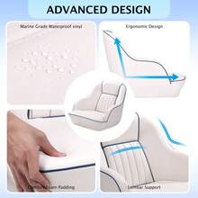 Adirondack Chairs - White and Blue - View 4