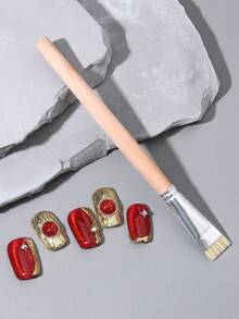 10/5/3/2/1pcs Textured Nail Brush - Short Head Stiff Bristle Brush, Suitable For Nail Art Design, Creating 3D Line Patterns, And Cleaning Gel Brushes Used In Nail Salons. DIY Nail Art Supplies And Tools. - Multicolor - View 8