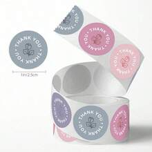 500pcs/Roll Sticker Labels, Cartoon Children Reward Stickers, Bakery Cake Sealing Stickers, Wedding Decorations - 1 Set - View 4