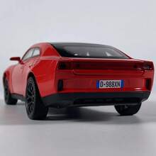1:32 Dodge Charger  SRT EV Hellcat aleación Metal Diecasts modelo coche al aire libre colección adornos decoración del hogar regalo adulto - Caja Roja - Ver 4
