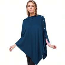 Nursing Cover - Multifunctional - Nursing Blanket - Cloak Style With Buttons - Elastic Stroller Sunshade - Nursing Privacy Scarf - Multicolor - View 14