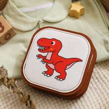 Dinosaur Animal Cognition Cloth Book - Colorful Design, Embedded Rich Patterns & Interesting Animal Shapes In Black, Red, Black & White Visual, Helpful For Baby's Cognitive Development, Tear-Resistant Felt Book, Early Education 3D Book, Baby Cloth Book - Multicolor - View 2