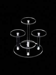1 chiếc giá trưng bày nhẫn nhiều tầng hình tròn màu đen trắng mini bằng acrylic, giá để bàn trưng bày bánh cupcake, thích hợp cho các bữa tiệc, ngày lễ, gia đình, trưng bày mỹ phẩm, giá trưng bày nhiều tầng bằng acrylic. - Nhiều màu 2 - Xem 18