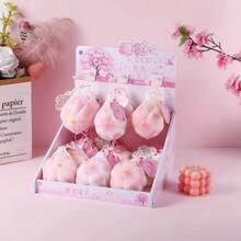 1 món đồ chơi bóp mềm hình hoa anh đào, đồ chơi xả stress mềm Sakura, bóng xả stress mini dùng khi đi du lịch, trong lớp học & phòng tắm, quà tặng sinh nhật, Giáng sinh, Lễ Phục sinh, Halloween & quà nhét tất hoàn hảo - Một cỡ - Xem 4