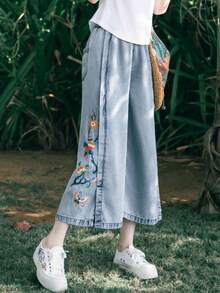 Women Pants - Blue - View 5