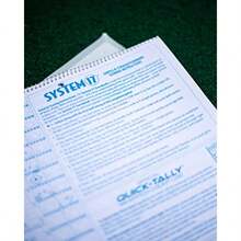 'Rawlings SYSTEM-17 Deluxe System Baseball/Softball Scorebook Extra-Large 11''x14''' - Multi - Ver 6