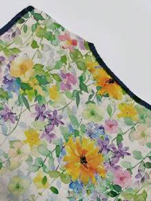 ASHKATIA Áo tank top dệt kim không tay cỡ lớn dành cho nữ, trang phục đi biển mùa hè, họa tiết hoa, phong cách bohemian cho kỳ nghỉ. - Nhiều màu - Xem 6