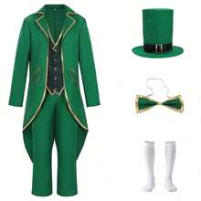 Men Cosplay Clothing - Green - View 7