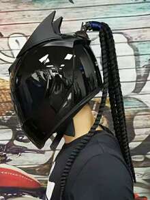 Motorcycle Riding Helmet Decoration Braids, Bicycle Motorcycle Helmet Dreadlocks Spring Suction Cup - Multicolor - View 5