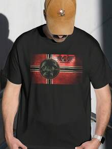 Rammstein Soldier T-Shirt, Rock Band, Neue Deutsche Härte Metal, 100% Cotton, Unisex, Men's, Women's, Plus Size, Blouse/T-Shirt - màu đen - Xem 1