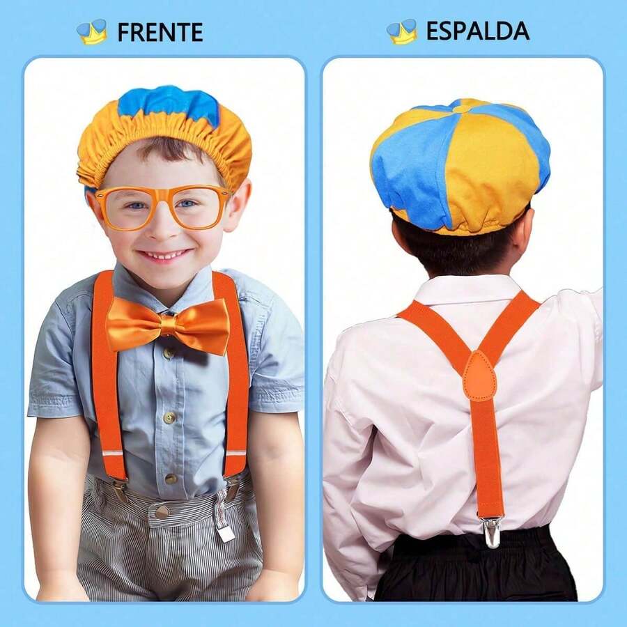 Cosplay Blippi Talla Infantil, Disfraz Temático para Fiestas y Eventos Especiales - 1 - Ver 1