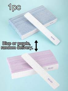 Bộ 25 chiếc (tùy chọn 80/80, 100/180) dũa móng tay, bảng mài móng acrylic, dụng cụ làm móng chuyên nghiệp, thích hợp cho gia đình và salon, bền chắc hai mặt. - Nhiều màu - Xem 12