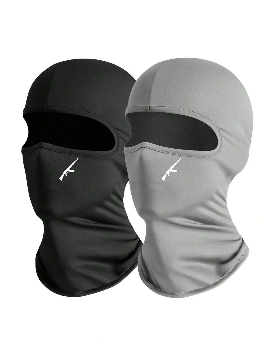 1pc/Multi-Pack Unisex Balaclava Ski Mask, Suitable For All Seasons, Suitable For Daily Use, Outdoor Travel, Hiking, Skiing, Motorcycle Riding,Beach,Festival - Multicolor - View 1