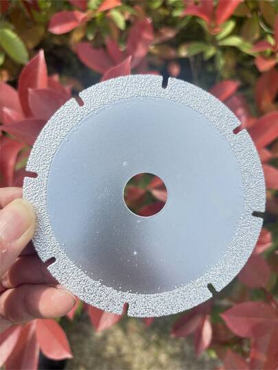 110mm Diameter Diamond Cutting Disc, 20mm Shaft Hole, Capable Of Cutting Natural Marble, Artificial Stone, Metal Materials, Etc., Fast Cutting Speed, And Splash Free, Tool Accessories