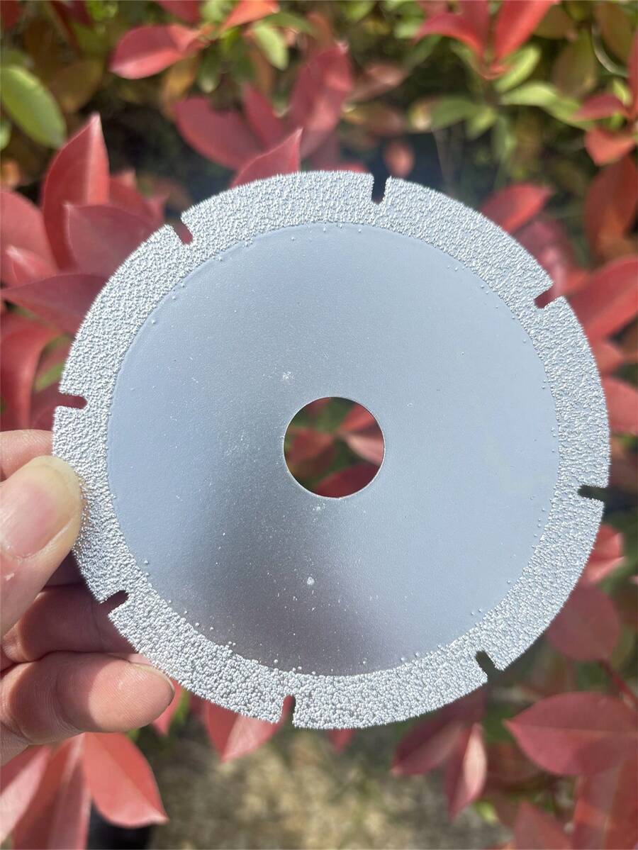 110mm Diameter Diamond Cutting Disc, 20mm Shaft Hole, Capable Of Cutting Natural Marble, Artificial Stone, Metal Materials, Etc., Fast Cutting Speed, And Splash Free, Tool Accessories