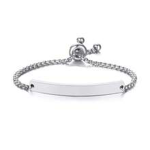 Personalización de nombre graba pulseras de fecha de nacimiento, regalo de cumpleaños personal, pulsera de acero inoxidable - BR-991S - Ver 13