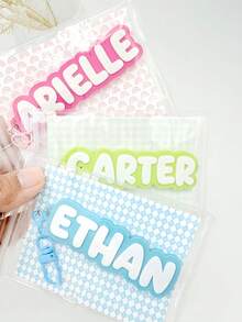 Personalized Keychain | Summer Vitality | Bag Tag | Customized Name Keychain | Backpack Keychain - Multicolor - View 5
