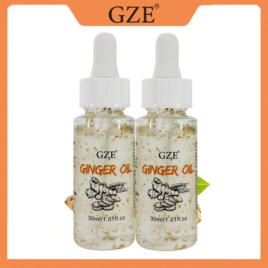 2瓶GZE生姜油，适合所有发质，保湿、强韧、抚平毛躁、隔热，令秀发柔软顺滑。 - 薑色 - 查看 1