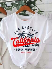Dam-T-shirts - Svart - Visa 7
