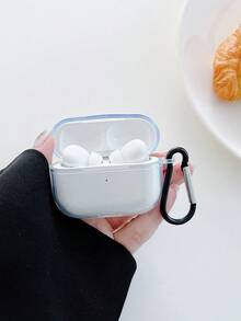 1 hộp đựng tai nghe trong suốt, đơn giản và trang nhã, tích hợp móc treo màu đen, tương thích với tai nghe Bluetooth của Apple (Chỉ bao gồm hộp đựng, không kèm tai nghe) - Trong sáng - Xem 10