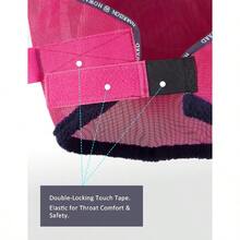 All Round Mesh Horse Fly Mask UV Protective With Fleece Padded Edging Magenta L - Signature Blue - View 5