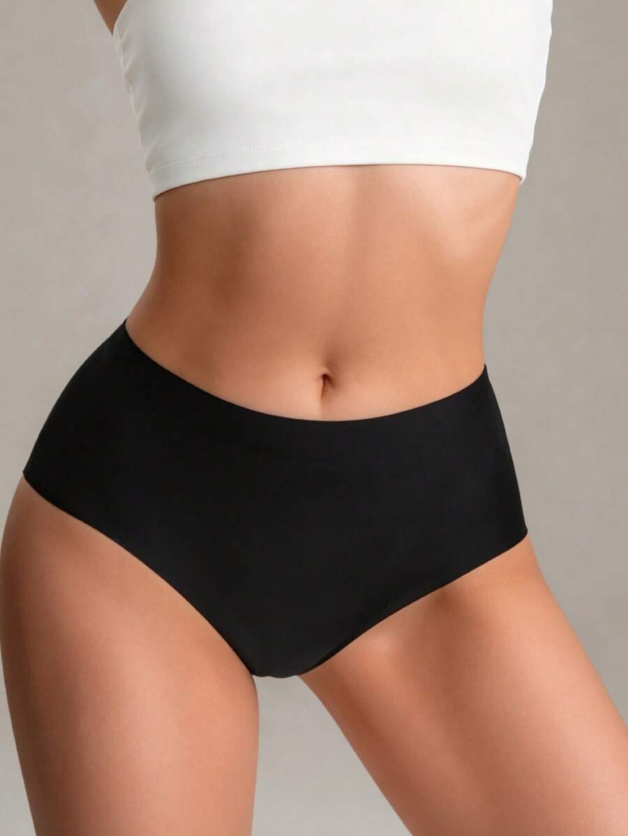 Ropa interior de damas de estilo europeo y americano, cómoda y amigable con la piel, en color negro - Negro - Ver 1