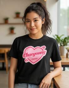 Playera T-shirt Playera Twice  07 - Negro - Ver 6