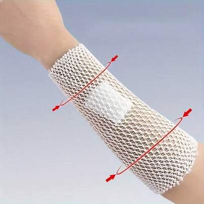 1 Cuộn Băng Lưới Co Giãn Mềm Mát, Thoáng Khí, Dài 2m/78.74in, Thích Hợp Cho Ngón Tay, Cánh Tay, Đầu Gối, Bắp Chân, Đùi, Được Sử Dụng Rộng Rãi Cho Halloween, Giáng Sinh, Lễ Phục Sinh, Ngày Phụ Nữ, Ngày Độc Lập, Băng Thể Thao | Thiết Kế Lưới | Vừa Vỡ Thoải Mái